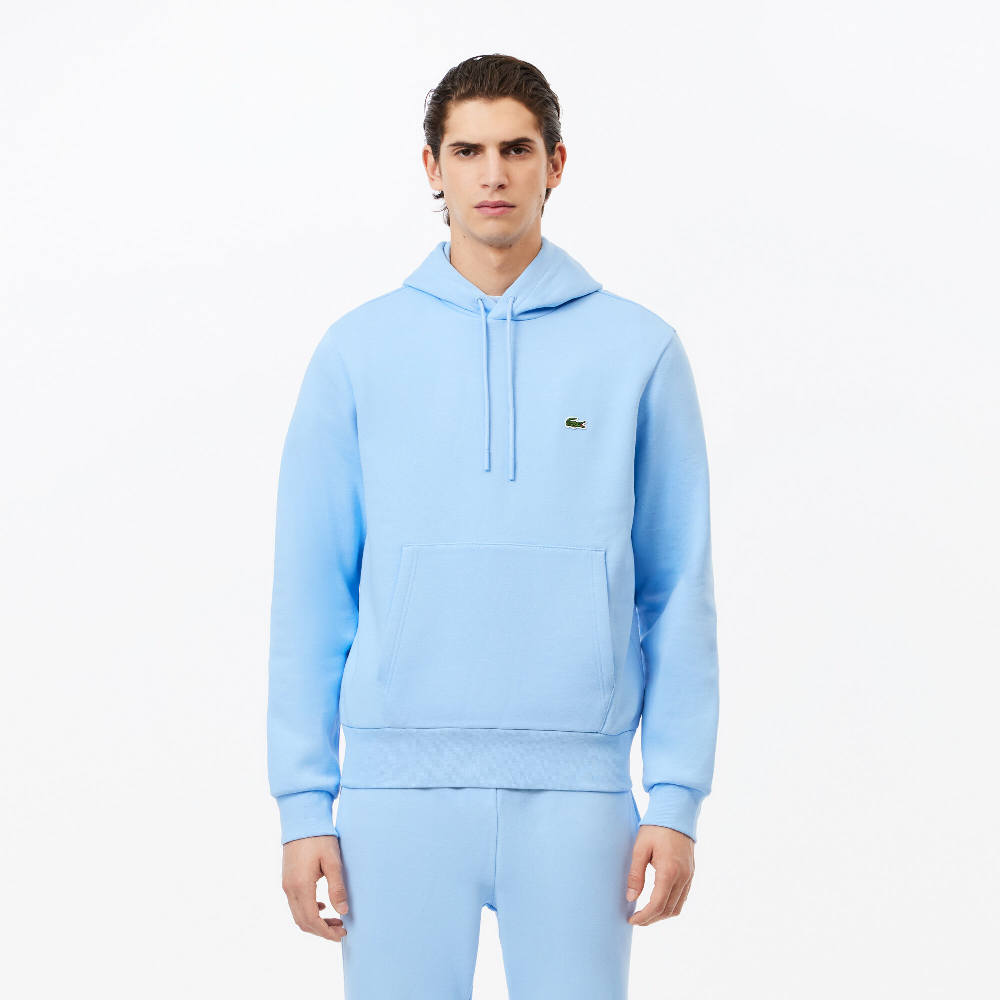 Buy Men's Lacoste Organic Cotton Hooded Jogger Sweatshirt | Lacoste SA