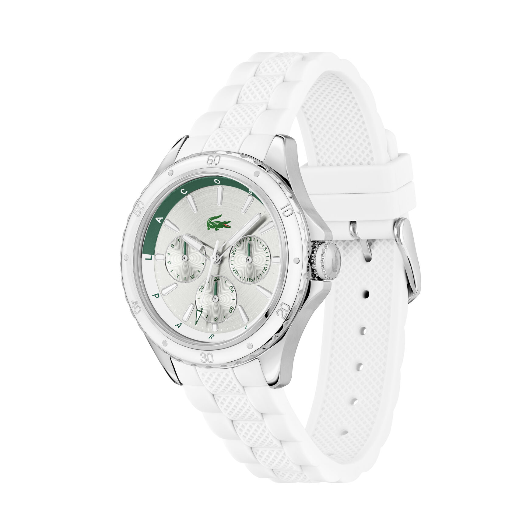 Santorini White Silicone Watch