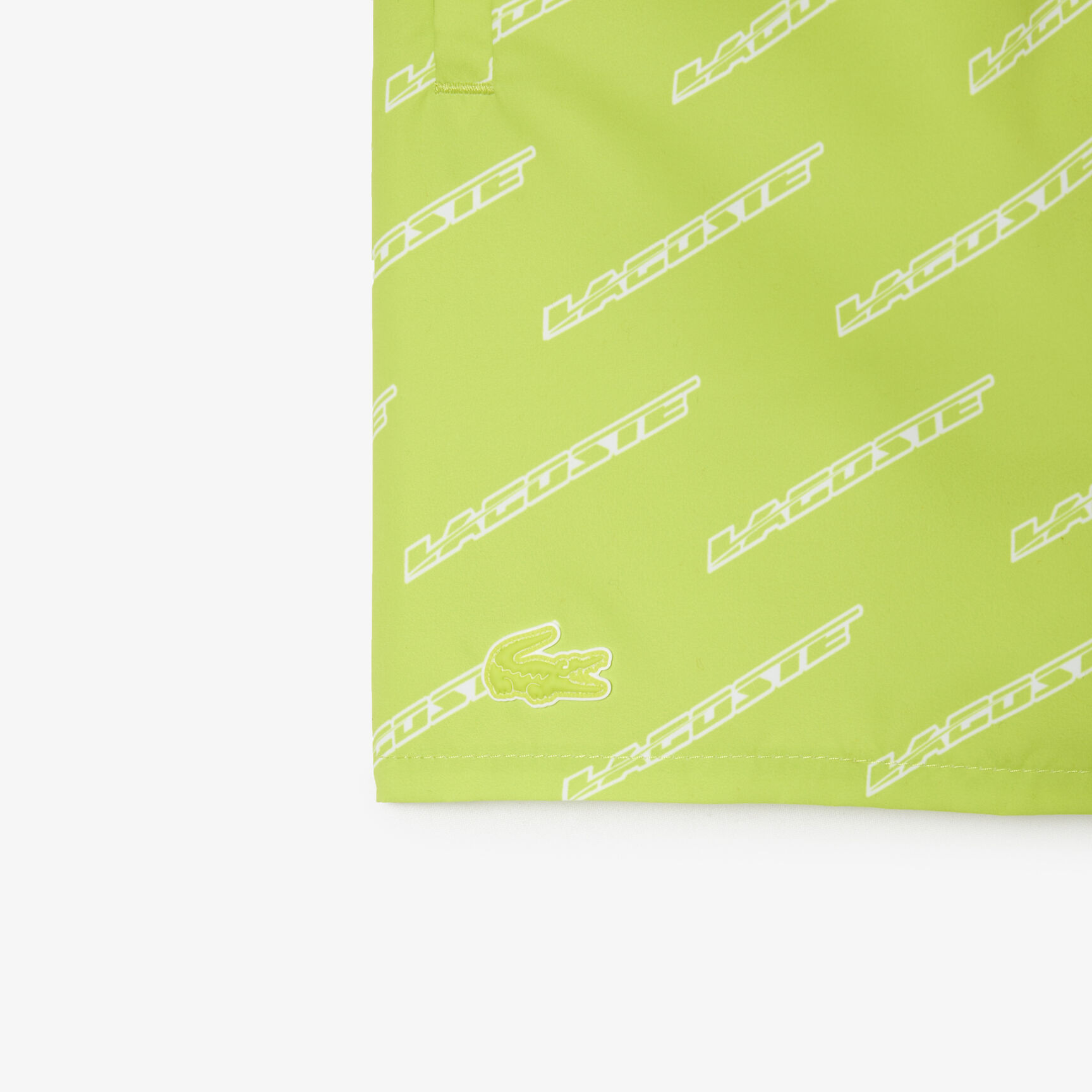 شورت سباحة لاكوست مزين بنقشة بوليستر معاد تدويره للأولاد شورت سباحة لاكوست مزين بنقشة بوليستر معاد تدويره للأولاد