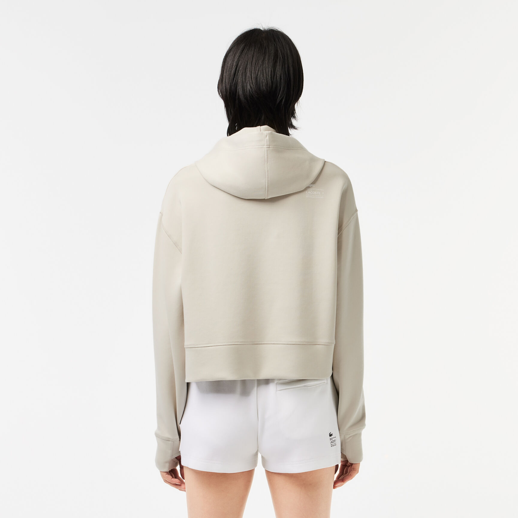 Short Cut Cotton Hoodie