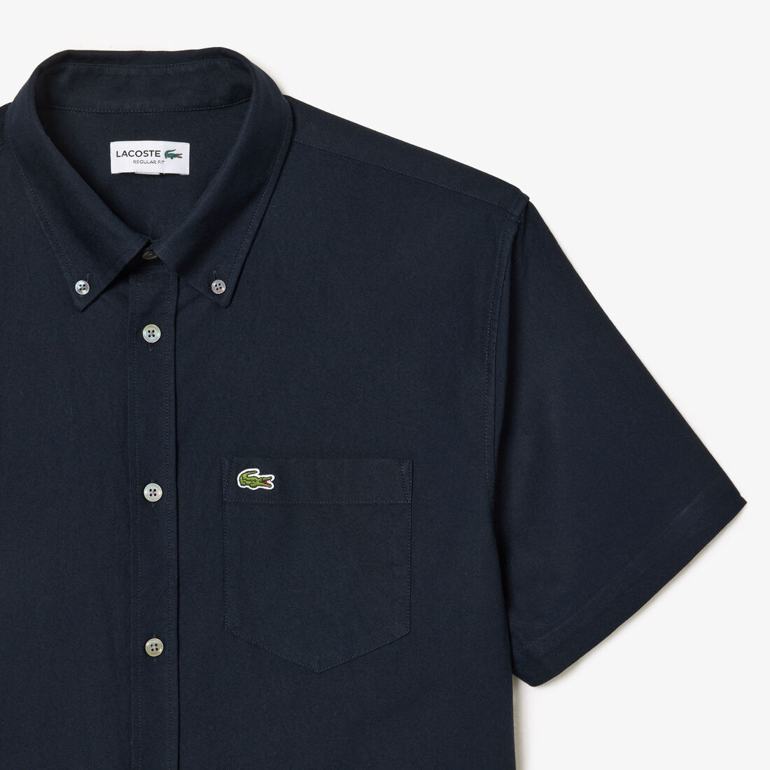 Regular Fit Short Sleeved Oxford Shirt Regular Fit Short Sleeved Oxford Shirt