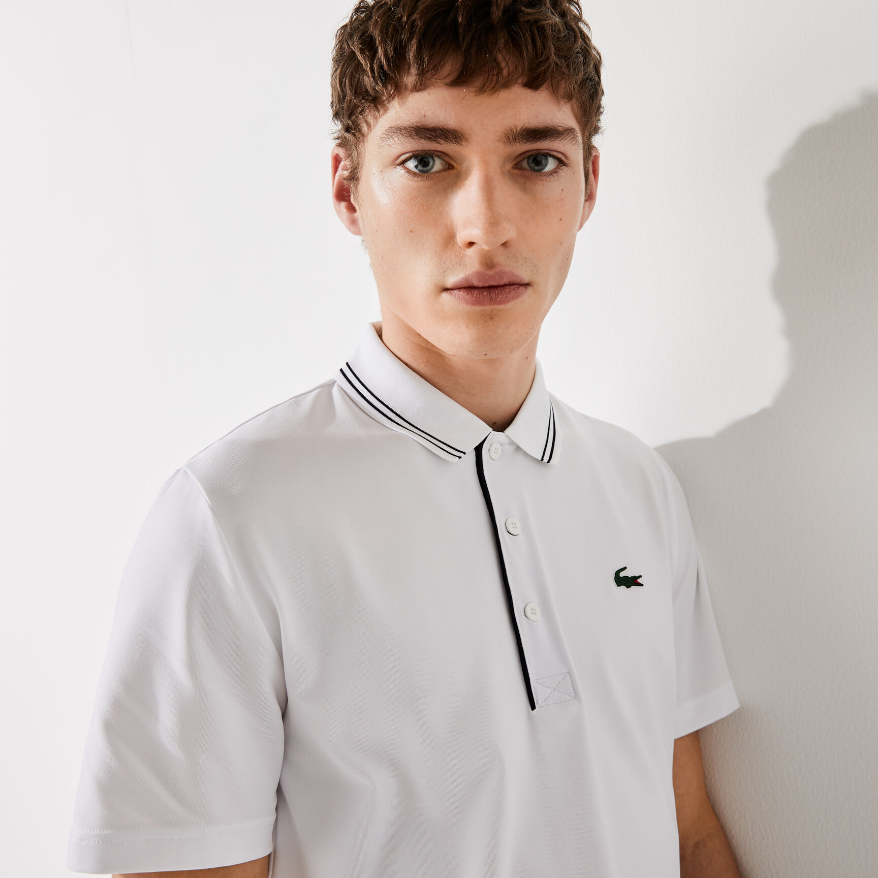 Men's Lacoste SPORT Signature Breathable Golf Polo Shirt