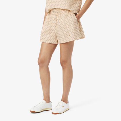 Printed Oversized Bermuda Shorts