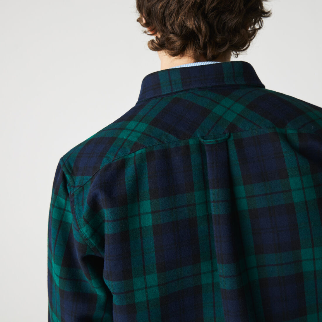 قميص رجالي بقصة عادية من الفلانيل السميك قميص رجالي بقصة عادية من الفلانيل السميك