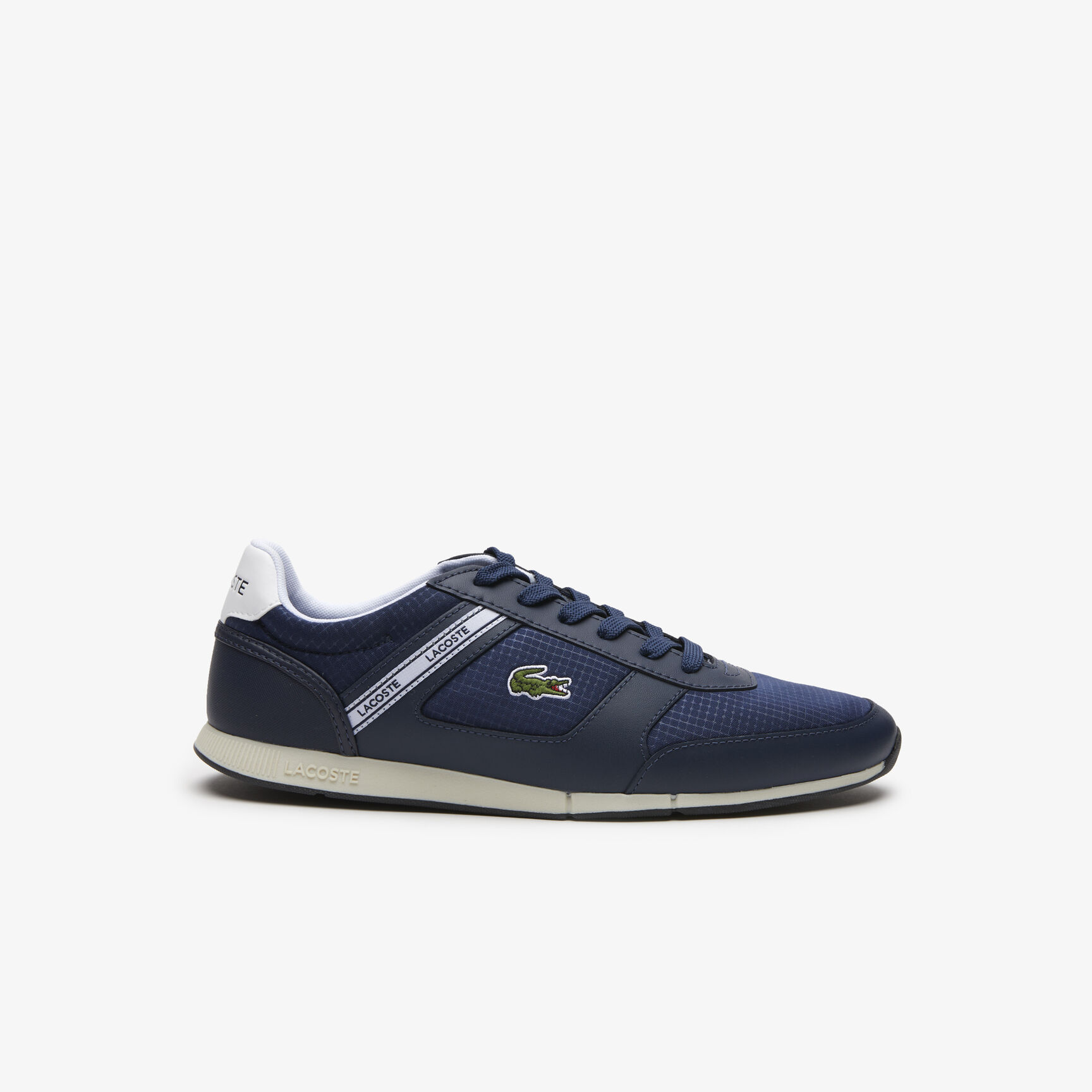Men's Menerva Sport Textile and Leather Trainers Men's Menerva Sport Textile and Leather Trainers