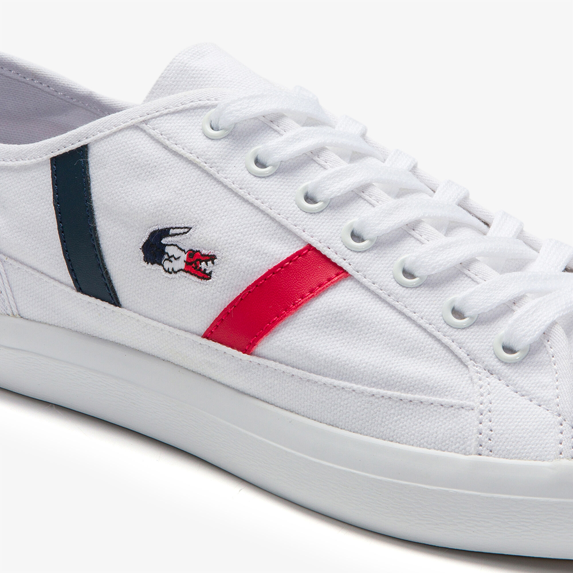 Women's Sideline Tricolour Canvas and Suede Sneakers