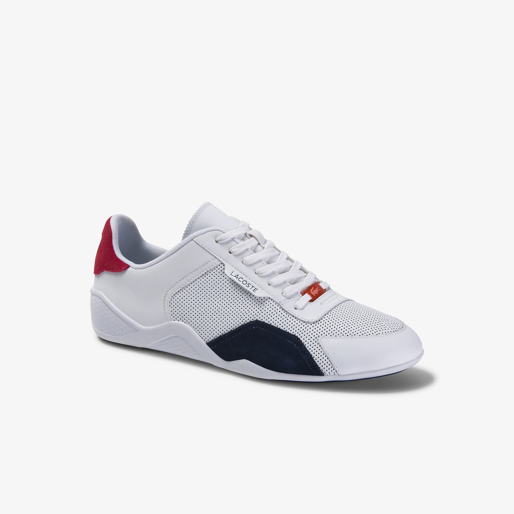 Men's Hapona Leather and Synthetic Trainers lacoste men s hapona leather and synthetic trainers