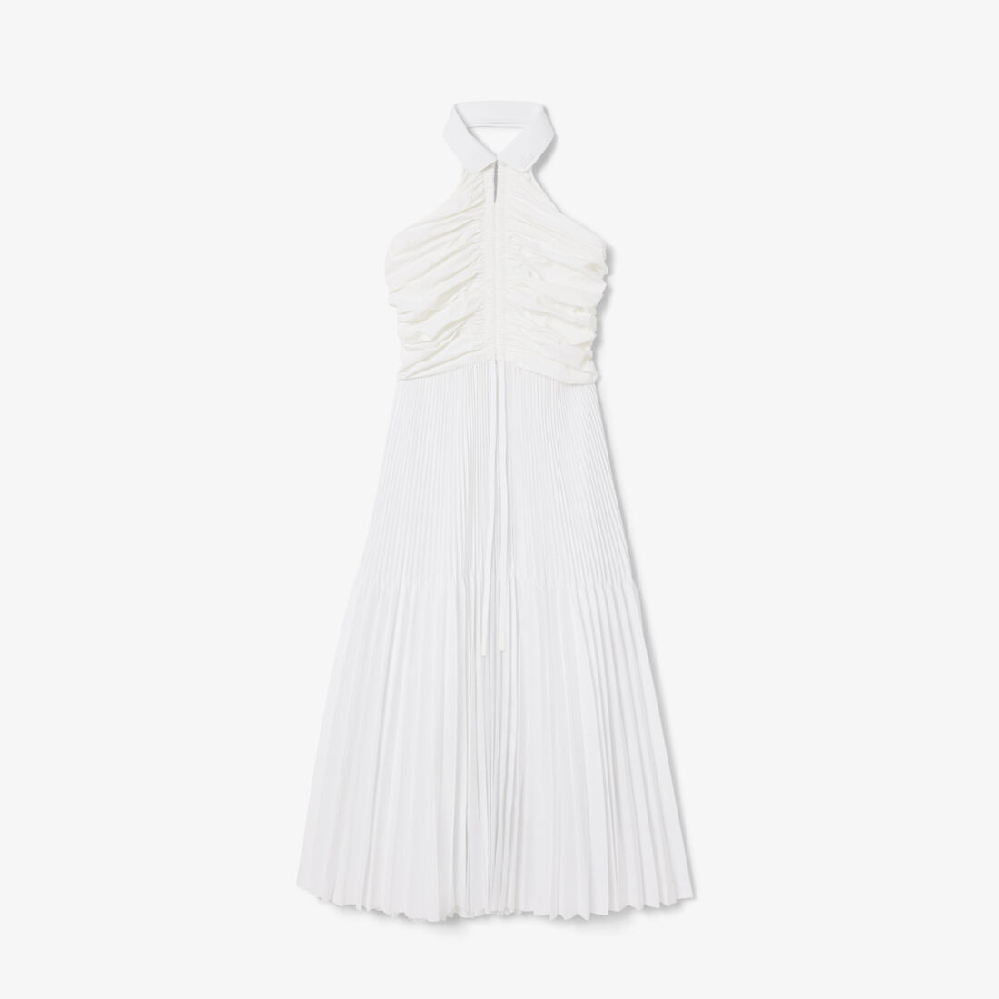 Pleated Sleeveless Polo Dress Pleated Sleeveless Polo Dress