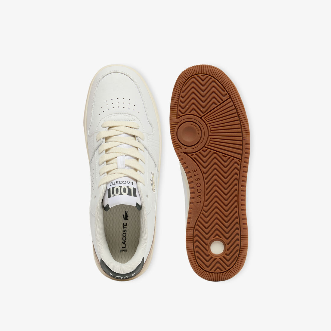 Men's L001 Set Leather Sneakers لاكوست men s l001 set leather sneakers