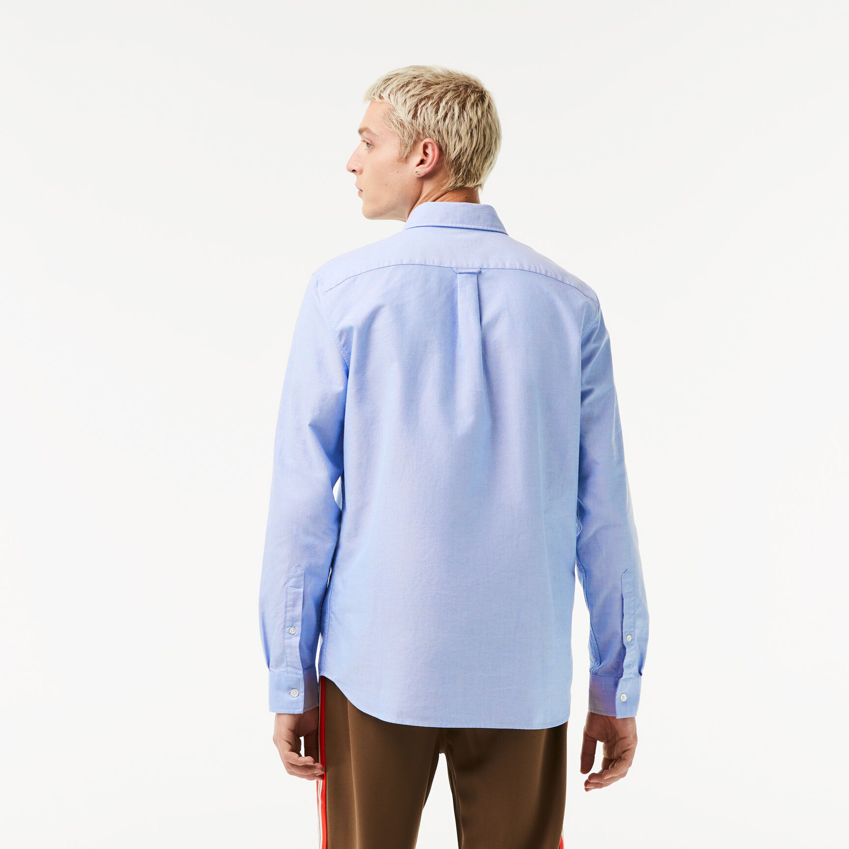 قميص قطن أكسفورد بقصة عادية للرجال