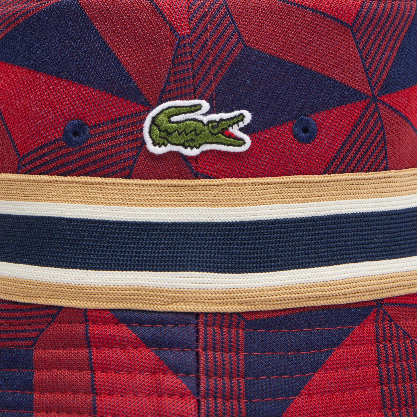 Interlock Jacquard Patterned Bucket Hat