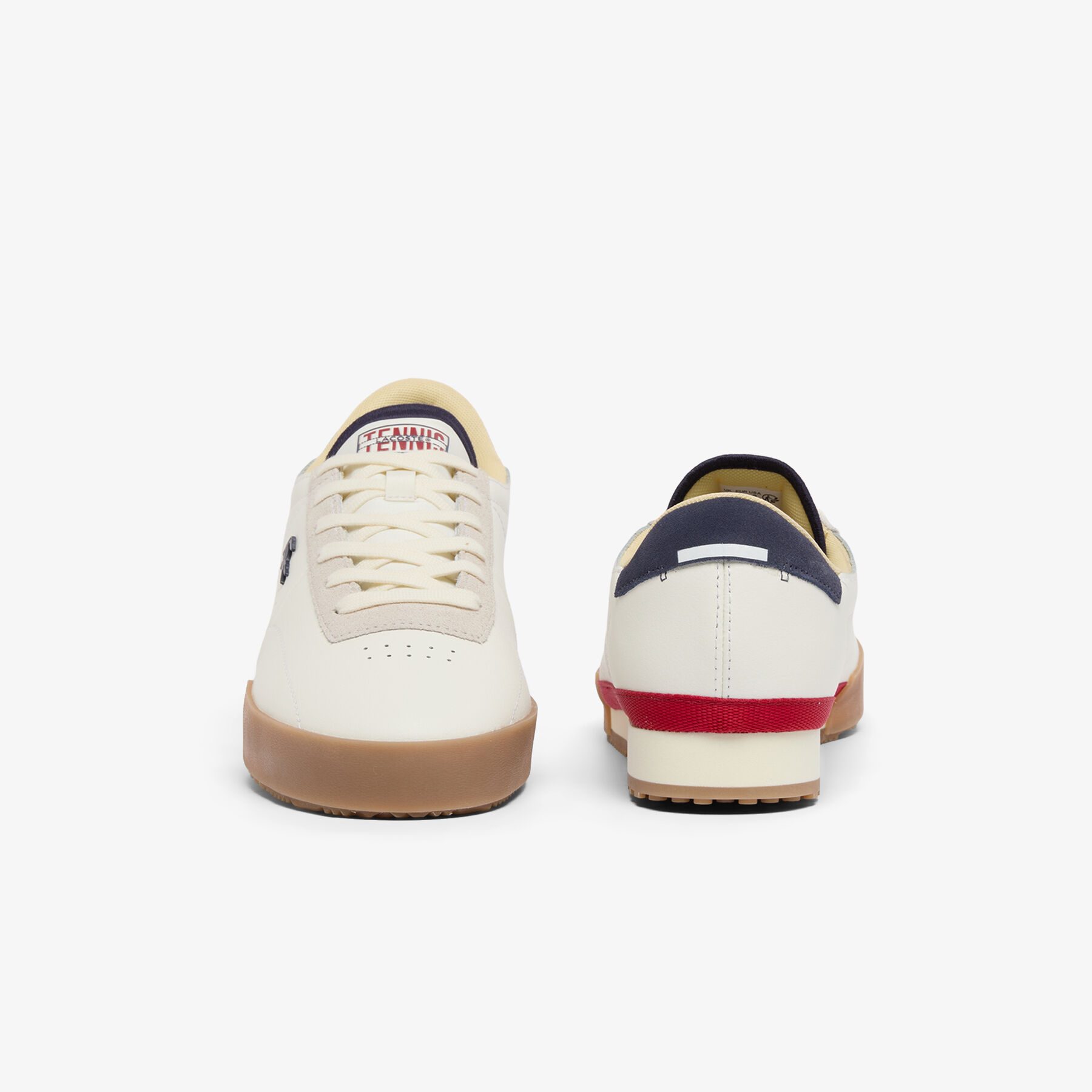 رجالي أورا جلد سنيكرز Men's Aura Leather Sneakers - 50SMA0161-407