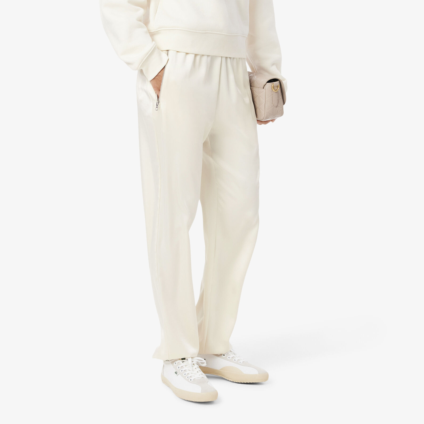 lacoste fluid zipped pocket pants