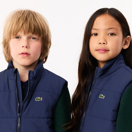 Kids' Lacoste Taffeta Vest Jacket
