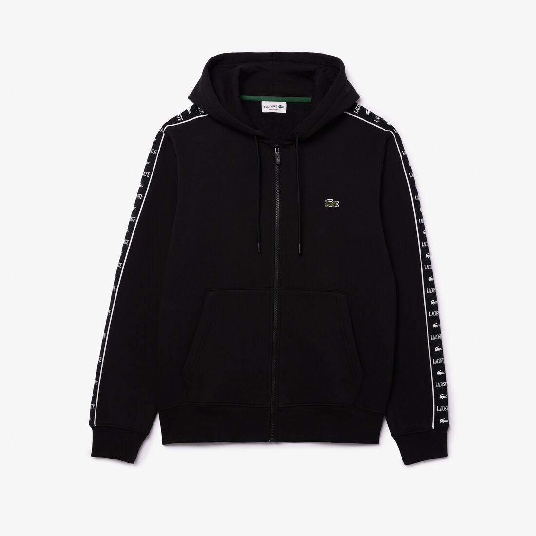 Logo Stripe Zip-Up Hoodie Logo Stripe Zip-Up Hoodie