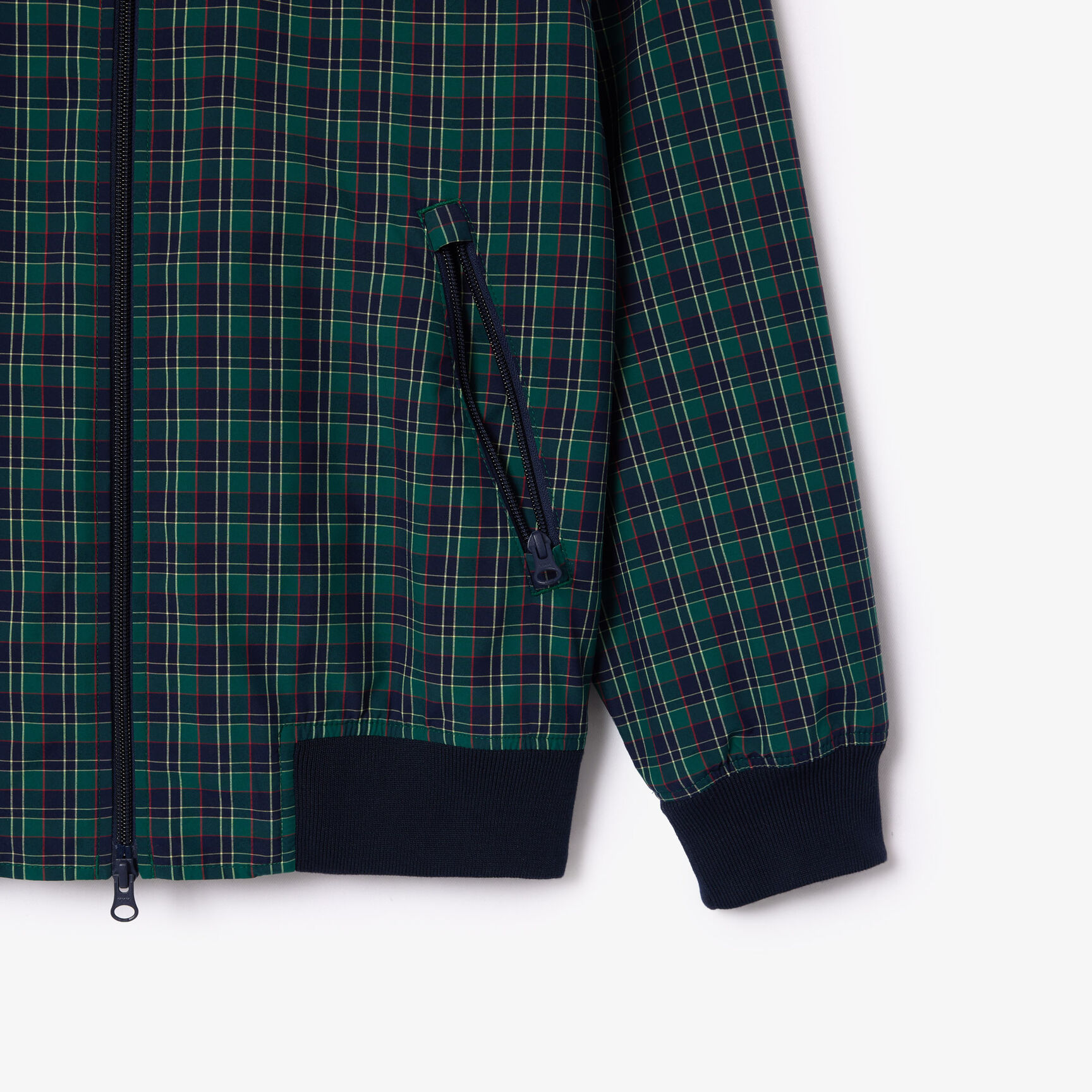 Checked Showerproof Harrington Jacket