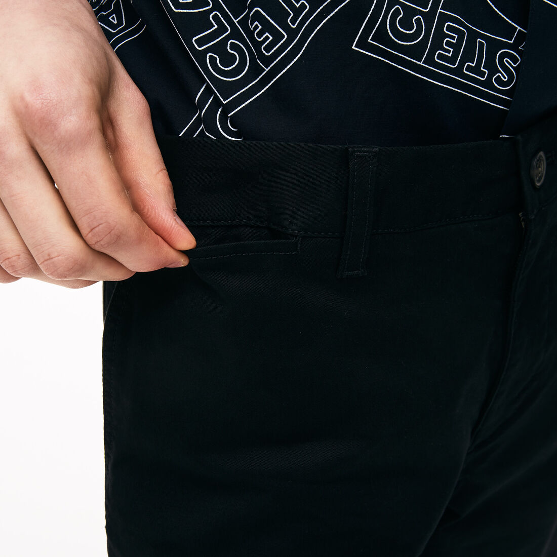 Men's Slim Fit Stretch Gabardine Bermuda Shorts Men's Slim Fit Stretch Gabardine Bermuda Shorts