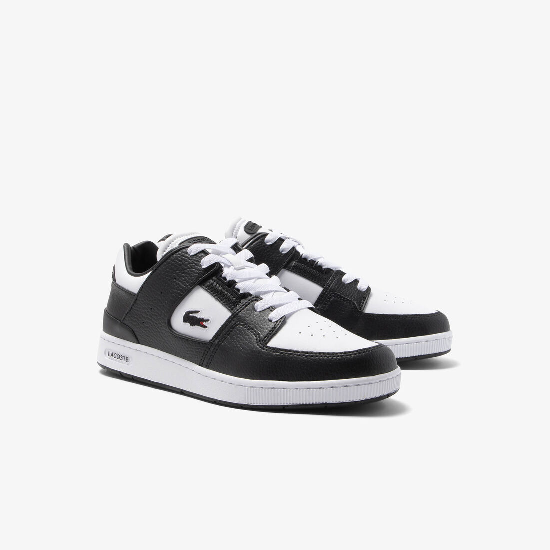 Men's Court Cage Leather Colour Contrast Trainers Men's Court Cage Leather Colour Contrast Trainers