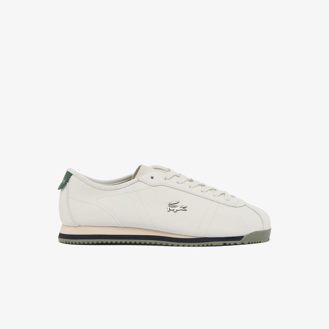 Men's Club-Low Leather Sneakers لاكوست men s club low leather sneakers