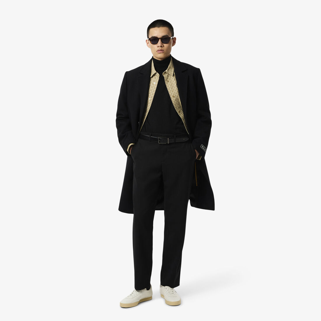 سويت شيرت من مزيج قطني برقبة عالية وسحَّاب للرجال سويت شيرت من مزيج قطني برقبة عالية وسحَّاب للرجال