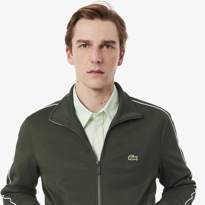 Paris Pique Zip Front Track Jacket
