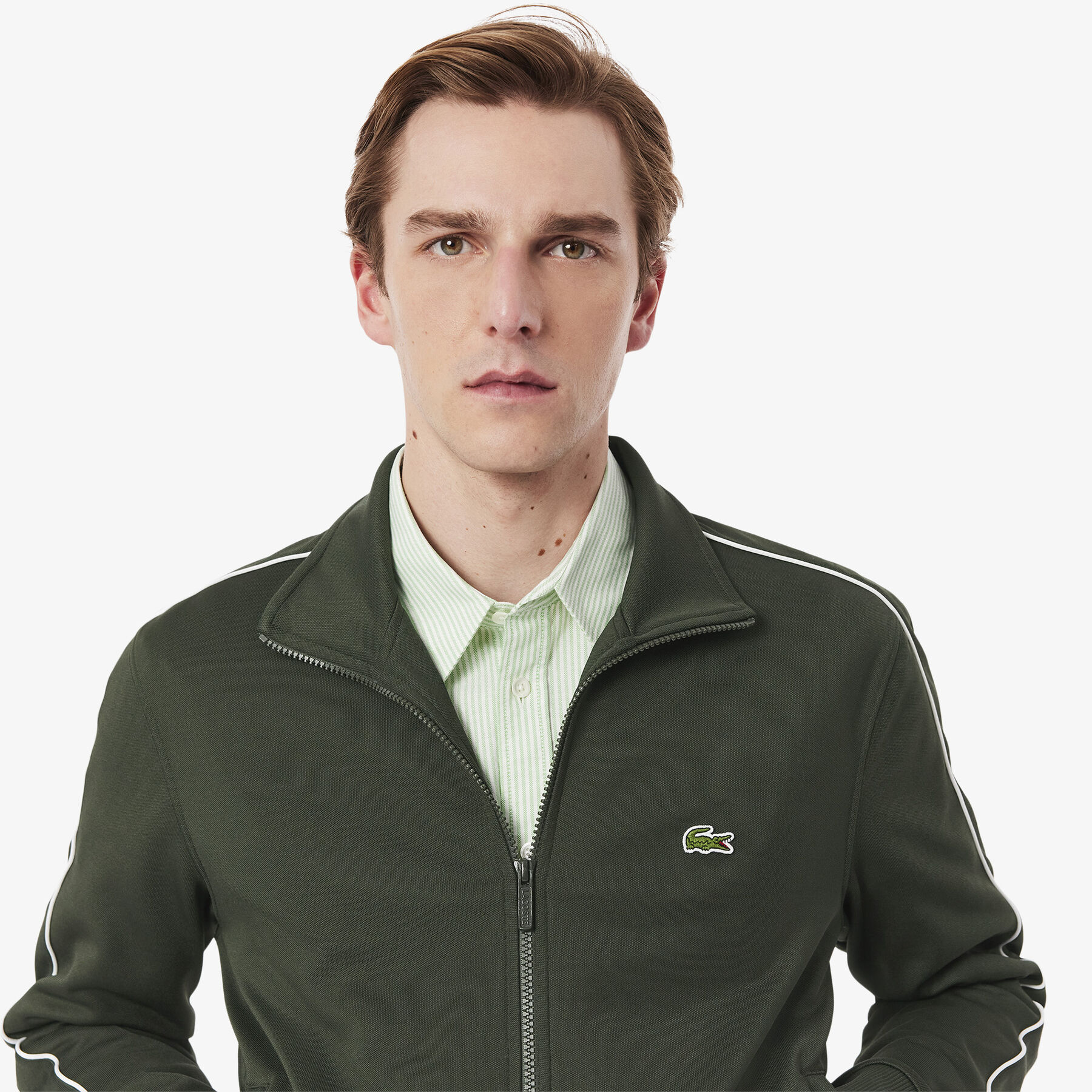 Paris Pique Zip Front Track Jacket lacoste paris pique zip front track jacket