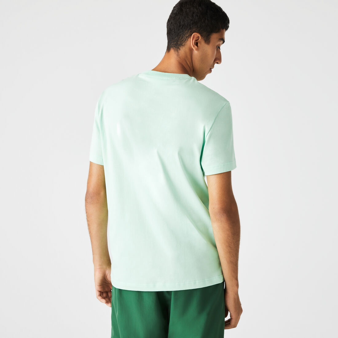 تيشيرت لاكوست بقصة عادية وشعار التمساح بحجم كبير للرجال تيشيرت لاكوست بقصة عادية وشعار التمساح بحجم كبير للرجال