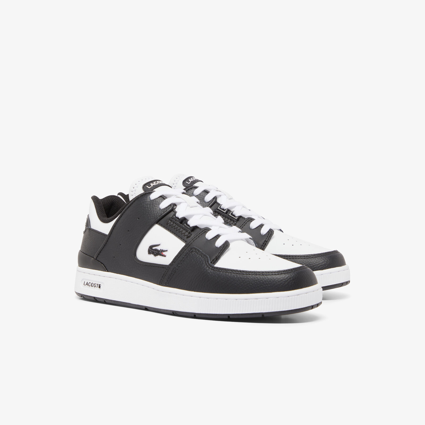 Men's Court Cage Leather Sneakers حذاء سنيكرز رجالي كورت كيج من الجلد - 48SMA0016-312