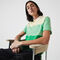 men s lacoste regular fit fresh colorblock cotton piqu  polo