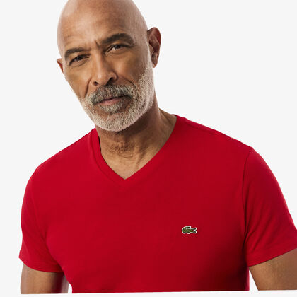 Lightweight Cotton Pima V Neck T-shirt Lightweight Cotton Pima V Neck T-shirt