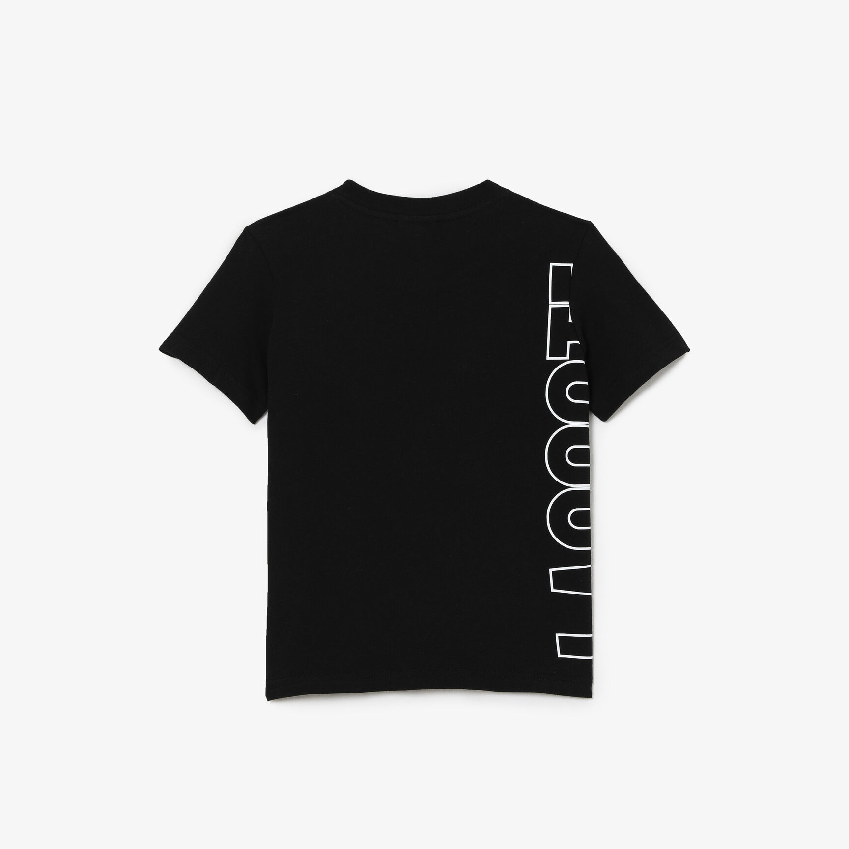 تيشيرت لاكوست قطن جيرسيه بطبعة كبيرة لشعار الماركة للأطفال