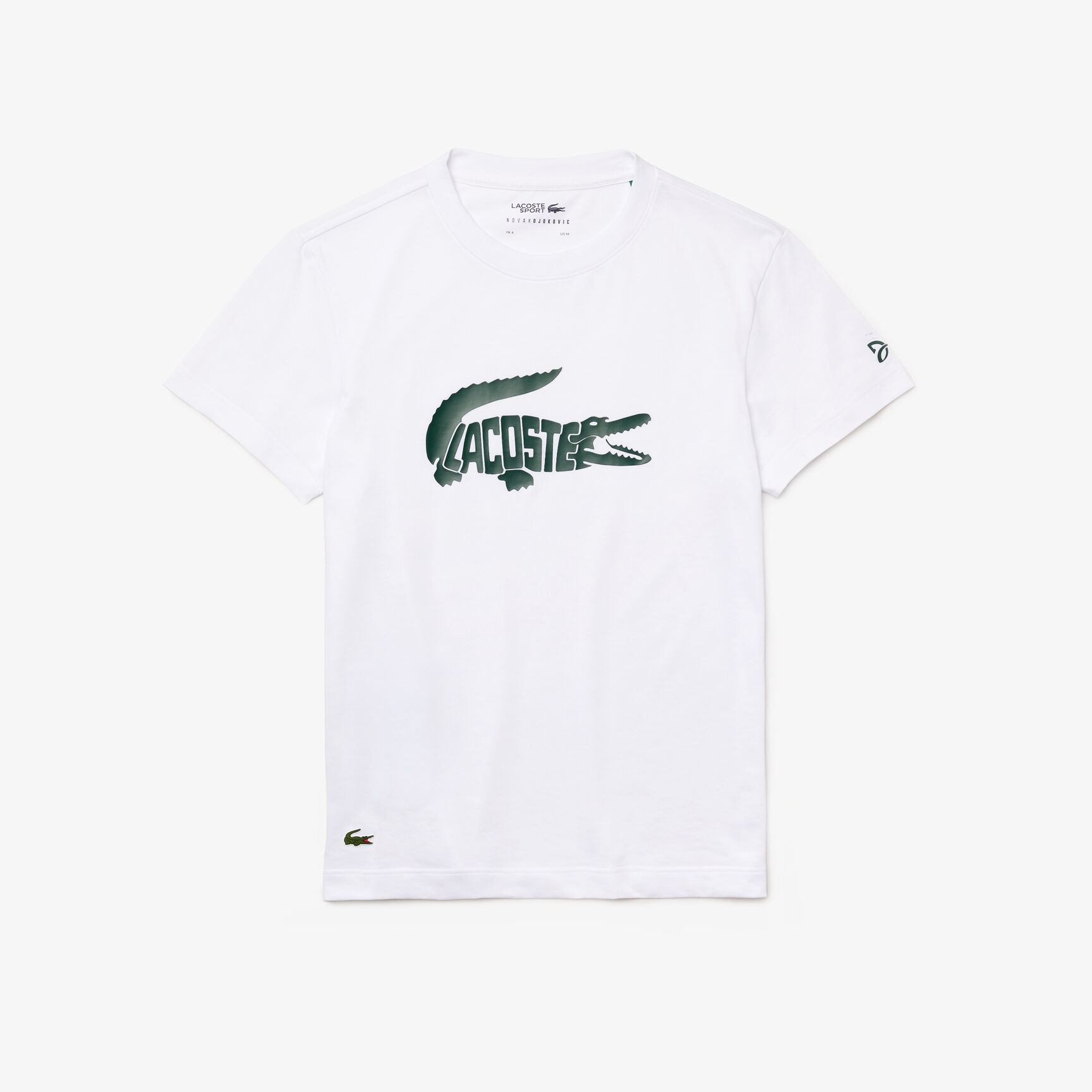 Men’s Lacoste SPORT x Novak Djokovic Print Crocodile T-shirt Men’s Lacoste SPORT x Novak Djokovic Print Crocodile T-shirt