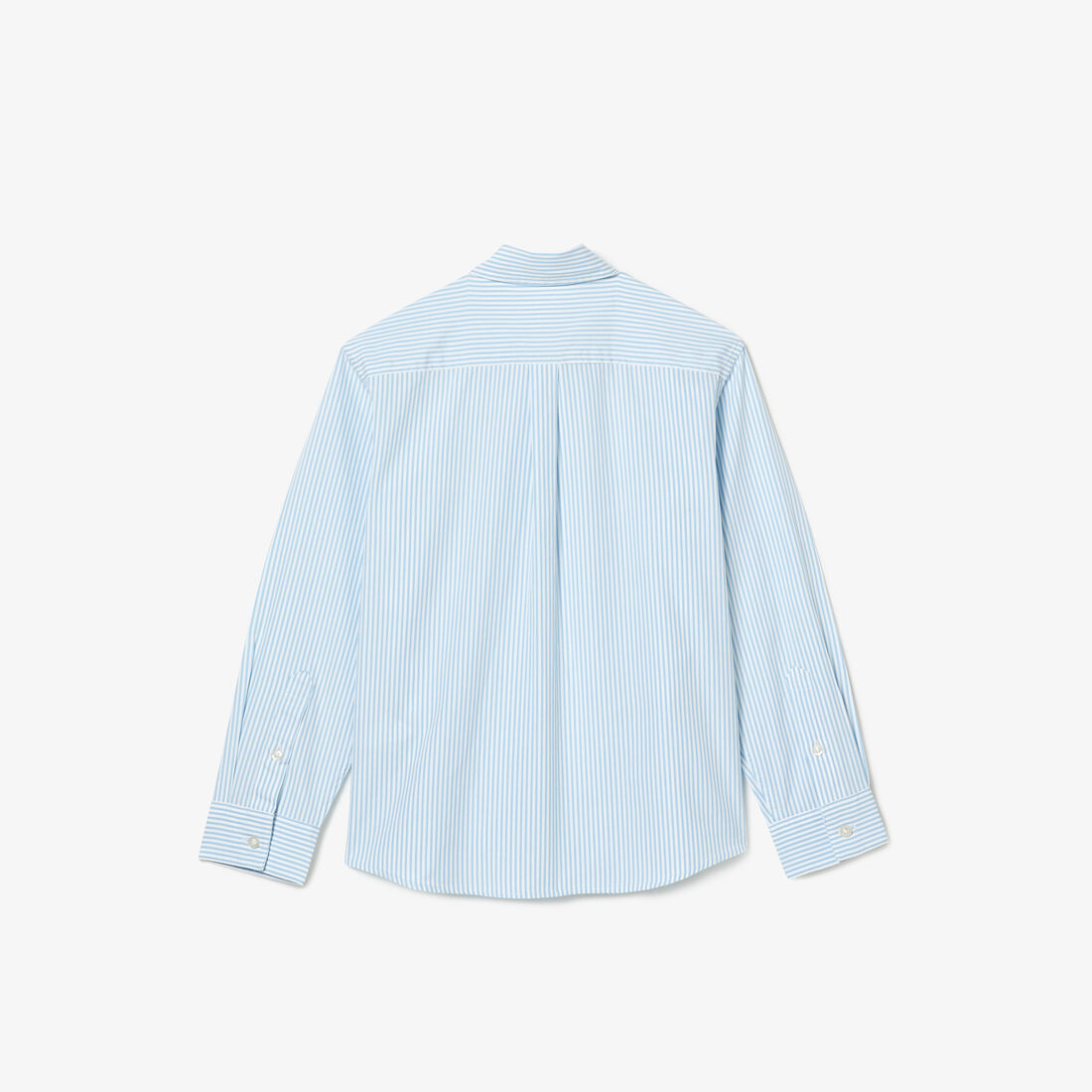 قميص لاكوست قطن أوكسفورد بطبعة مخططة للأطفال قميص لاكوست قطن أوكسفورد بطبعة مخططة للأطفال