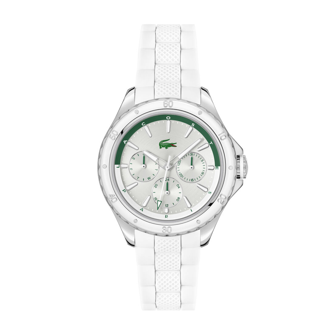Santorini White Silicone Watch