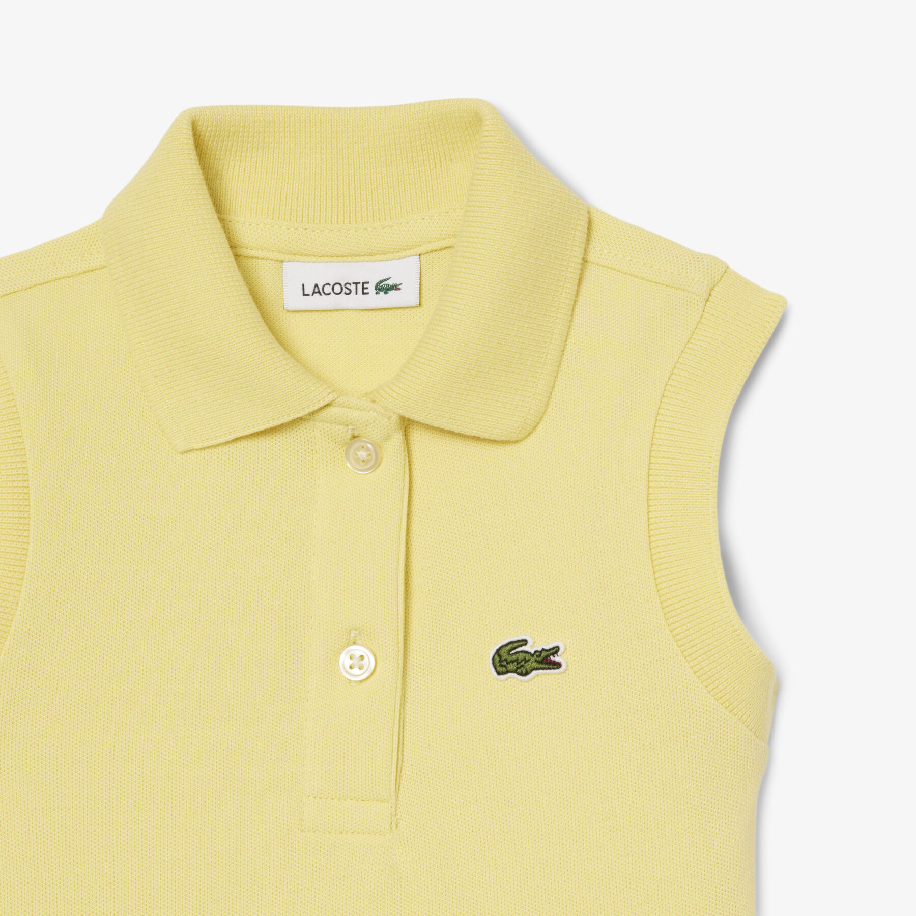 lacoste sleeveless stretch pique dress