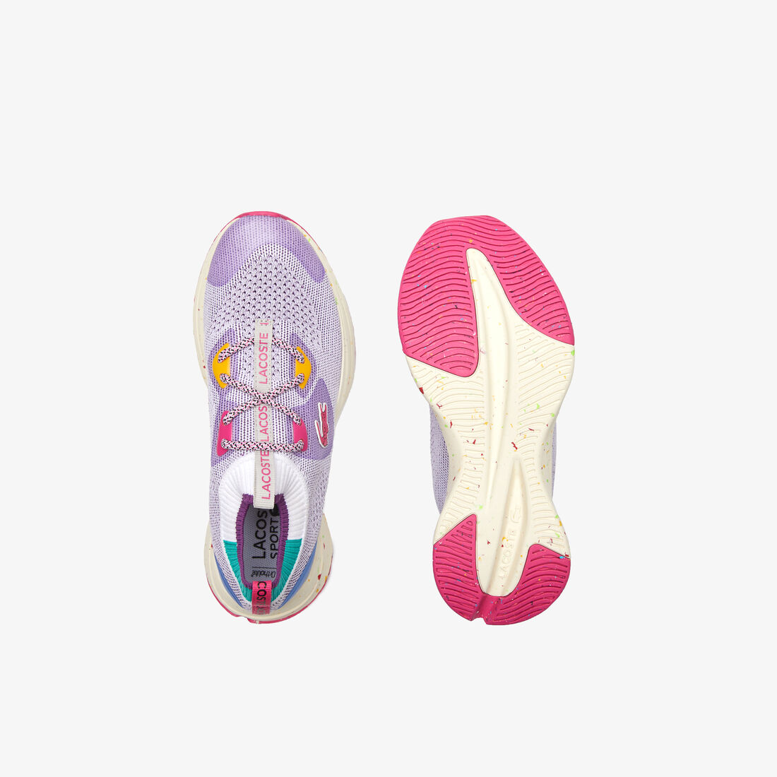 سنيكرز لاكوست رن سبين من قماش صديق للبيئة للنساء سنيكرز لاكوست رن سبين من قماش صديق للبيئة للنساء