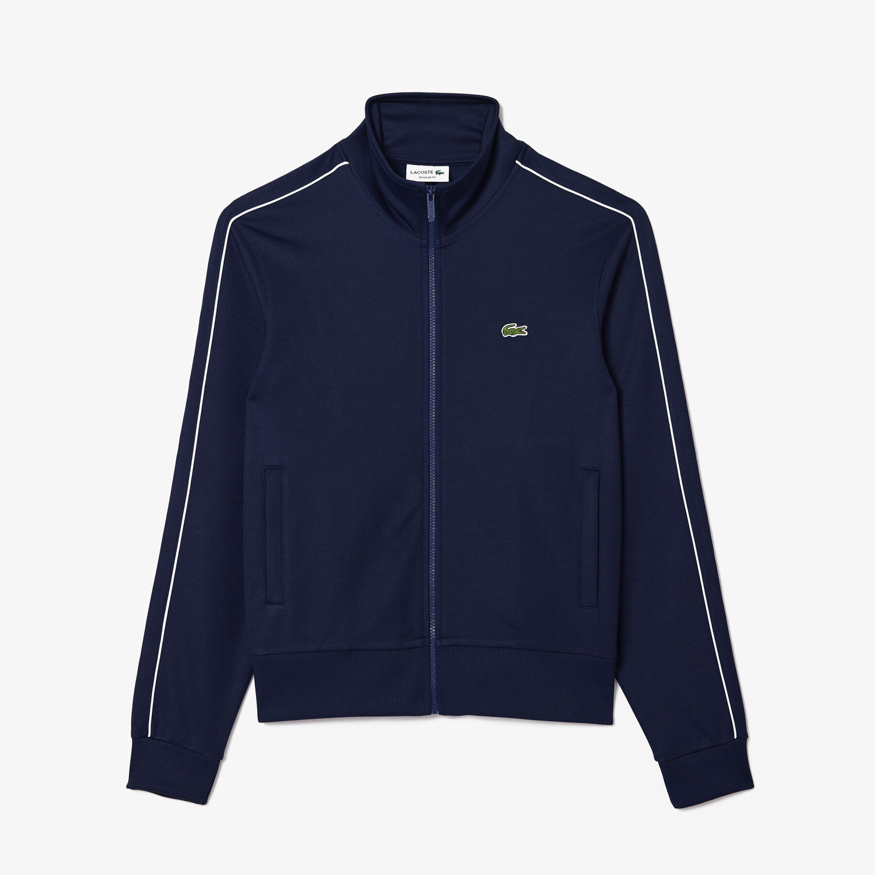 Paris Pique Zip Front Track Jacket lacoste paris pique zip front track jacket