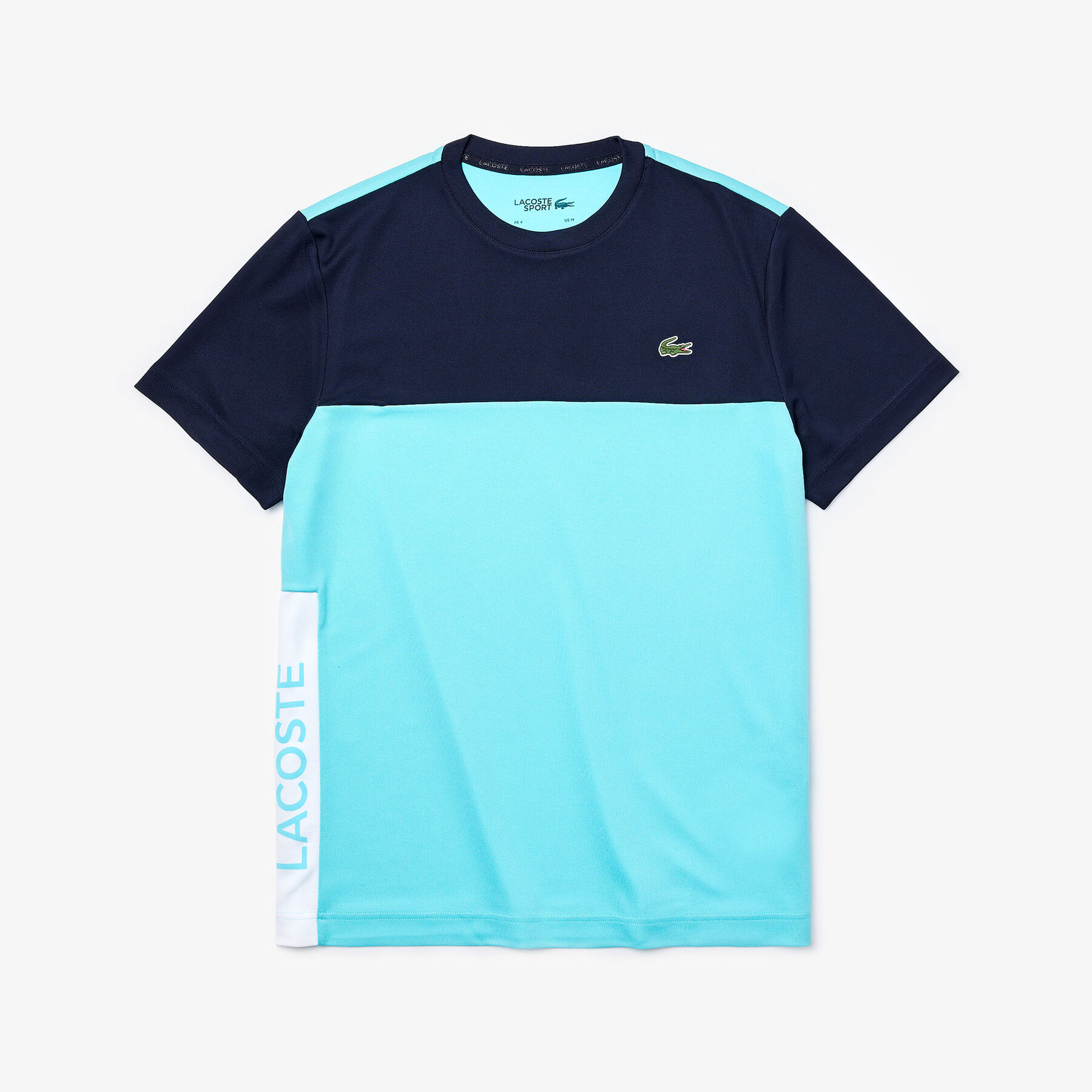 Men's Lacoste SPORT Colourblock Breathable Piqué T-shirt men s lacoste sport colourblock breathable piqu t shirt