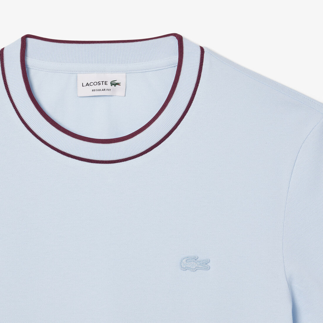 Stretch Pique Stripe Collar T-shirt Stretch Pique Stripe Collar T-shirt