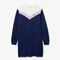 Women's Colourblock Fleece Sweatshirt Dress lacoste women s colourblock fleece sweatshirt dress