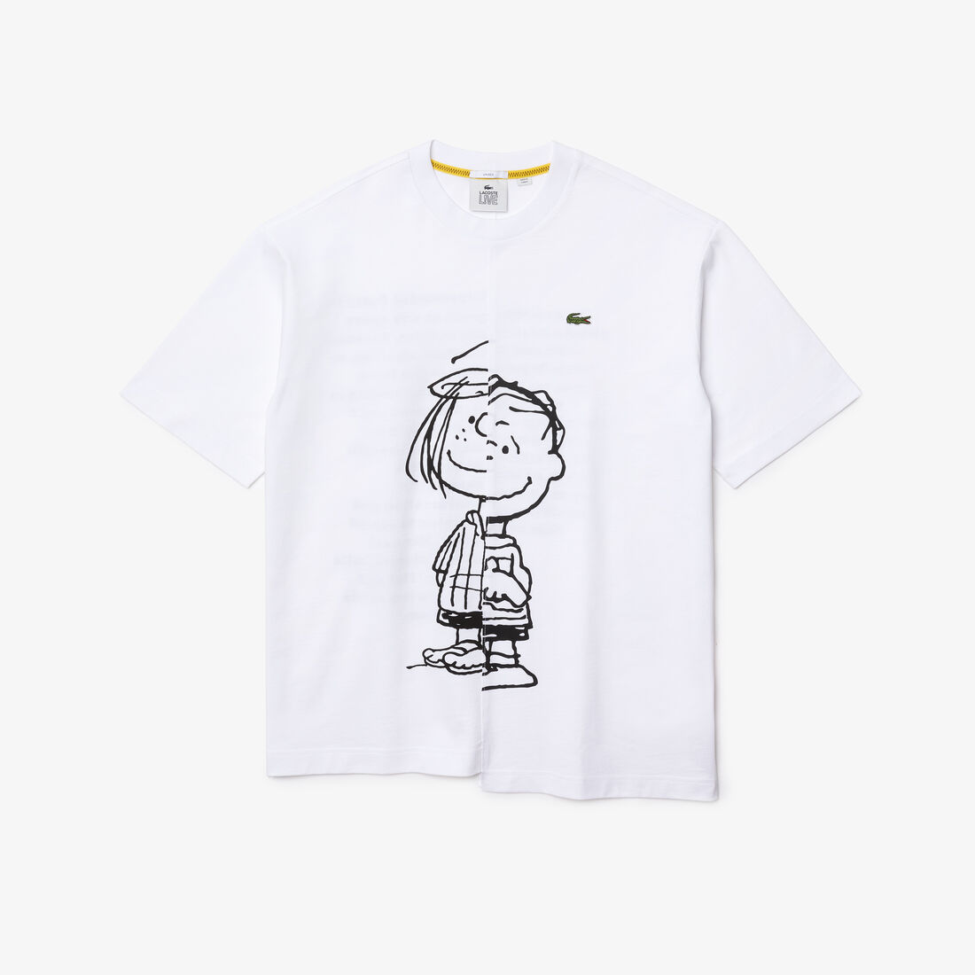 Unisex Lacoste L!VE x Peanuts Loose Fit T-shirt Unisex Lacoste L!VE x Peanuts Loose Fit T-shirt