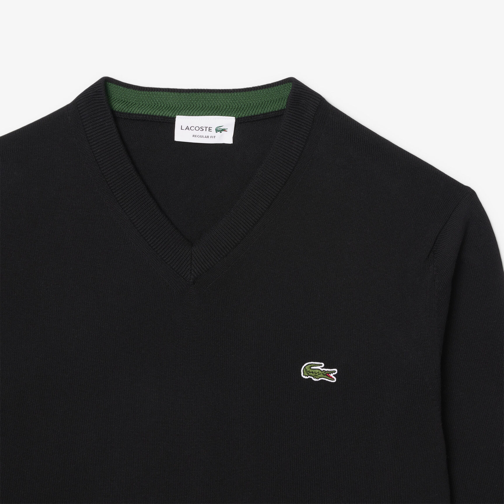 Monochrome Cotton V-neck Sweater Monochrome Cotton V-neck Sweater