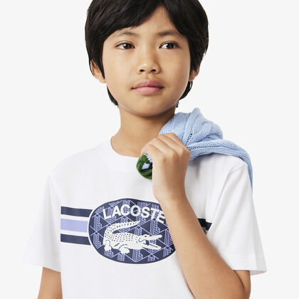 Monogram Print Cotton T-shirt