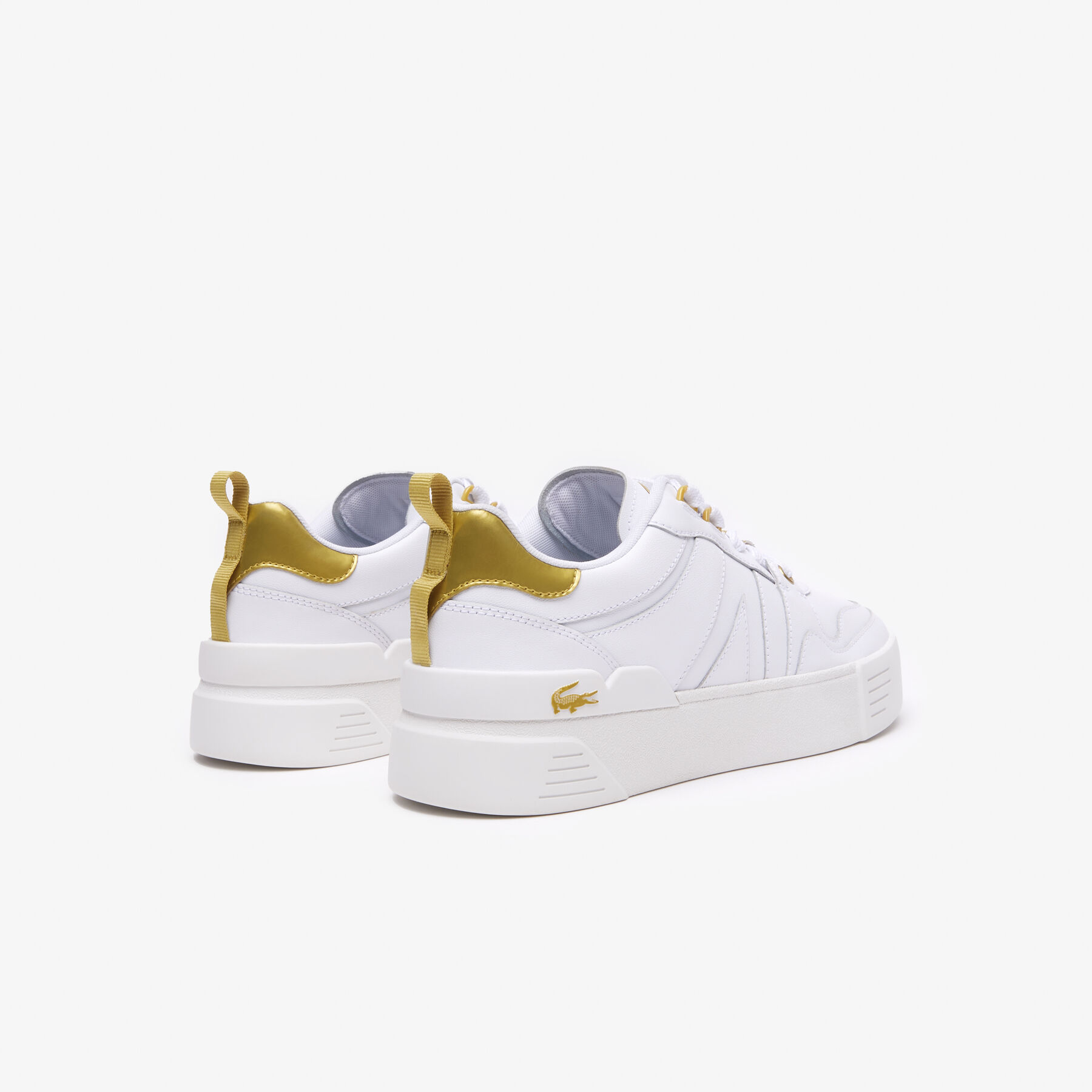 women s lacoste l002 leather trainers