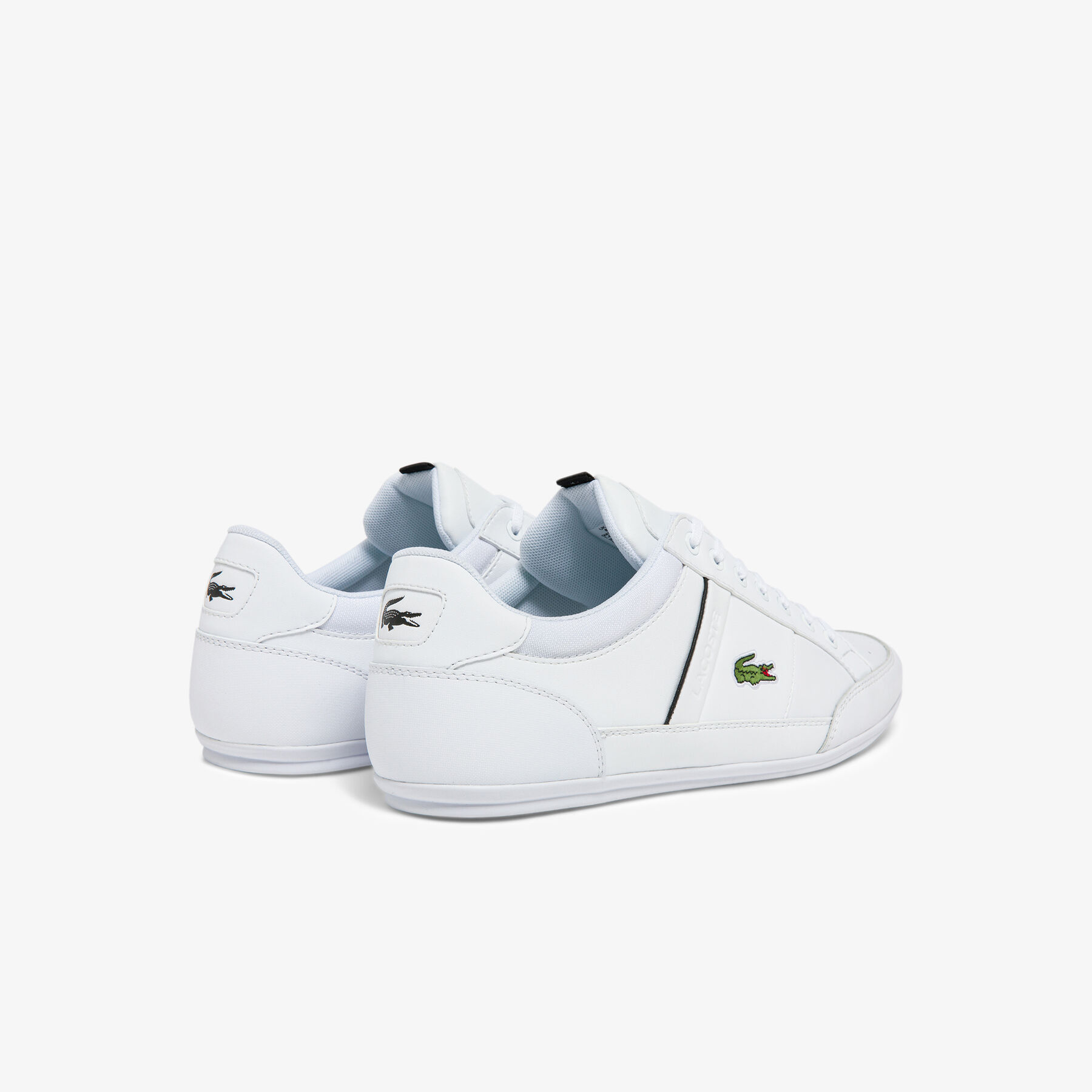 lacoste men s chaymon synthetic and leather sneakers