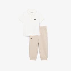 lacoste infants petit pique polo set