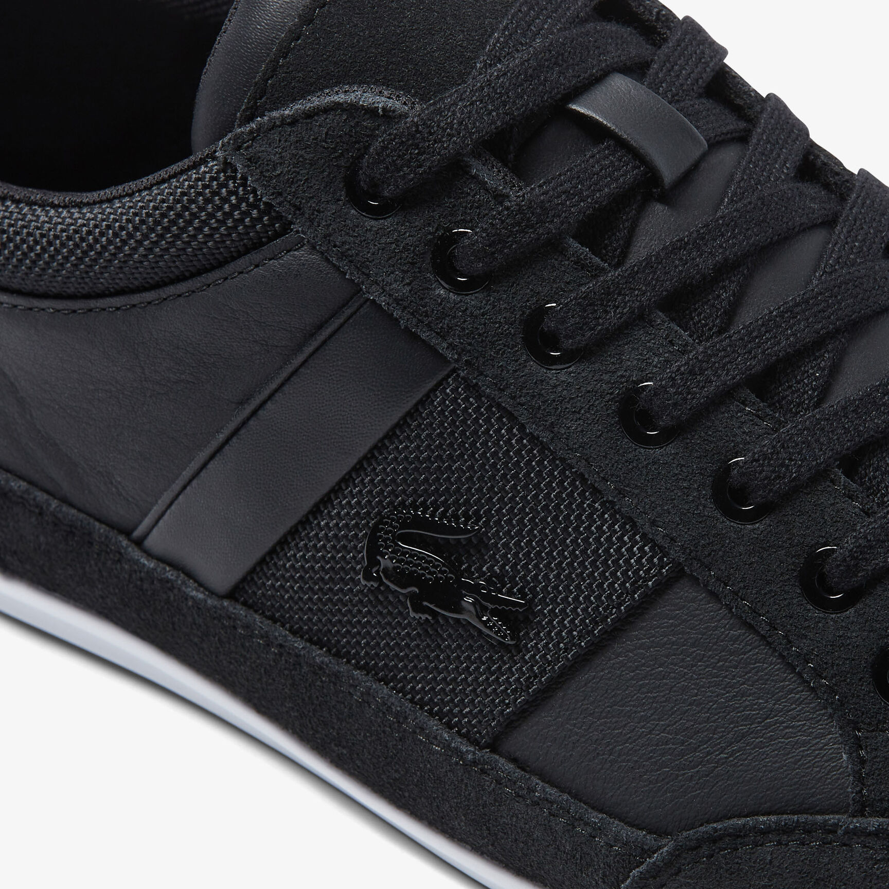 سنيكرز لاكوست شايمون جلد بألوان متعددة للرجال