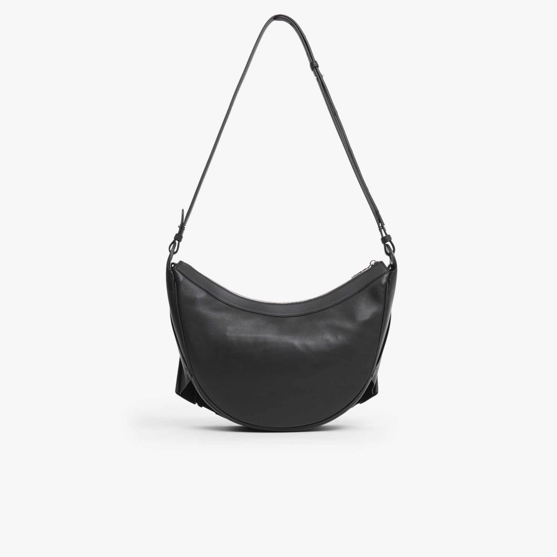lacoste medium lenglen leather hobo bag
