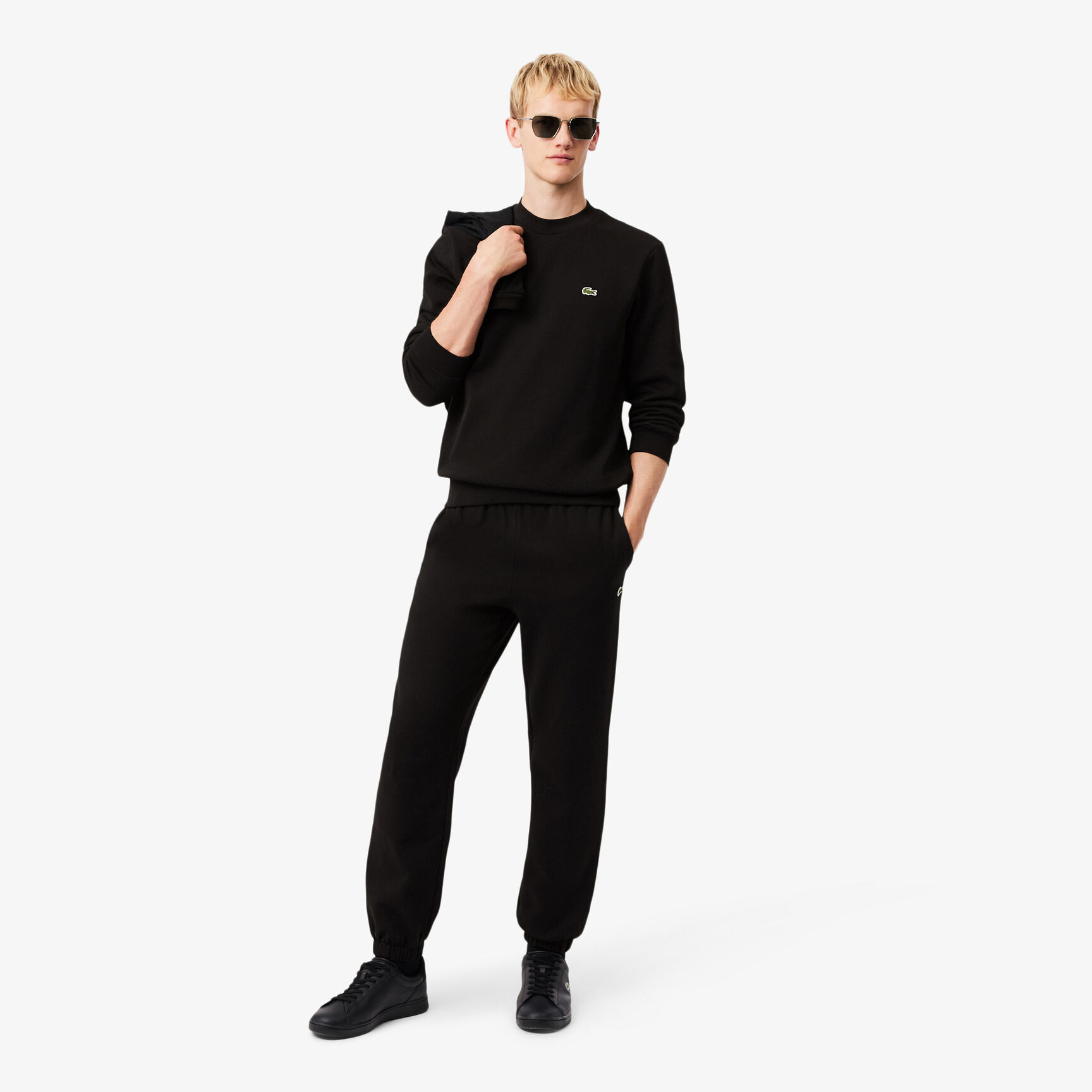 بنطال رياضي لاكوست صوف ناعم مقسم بألوان للرجال بنطال رياضي لاكوست صوف ناعم مقسم بألوان للرجال