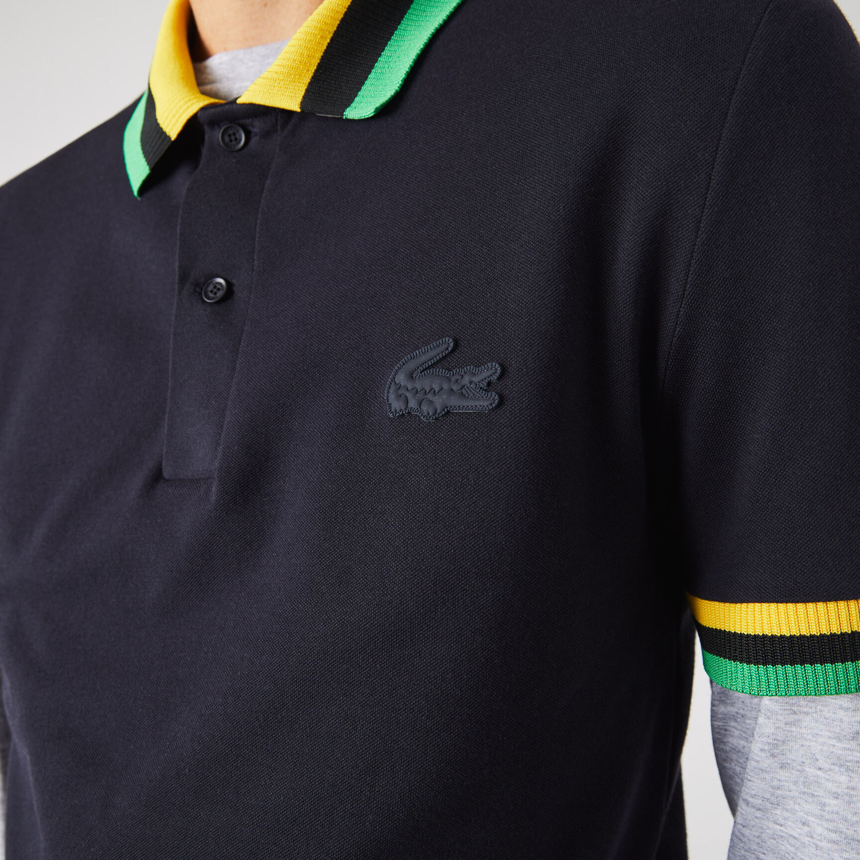 Men&rsquo;s Lacoste Slim Fit Light Breathable Piqu&eacute; Polo